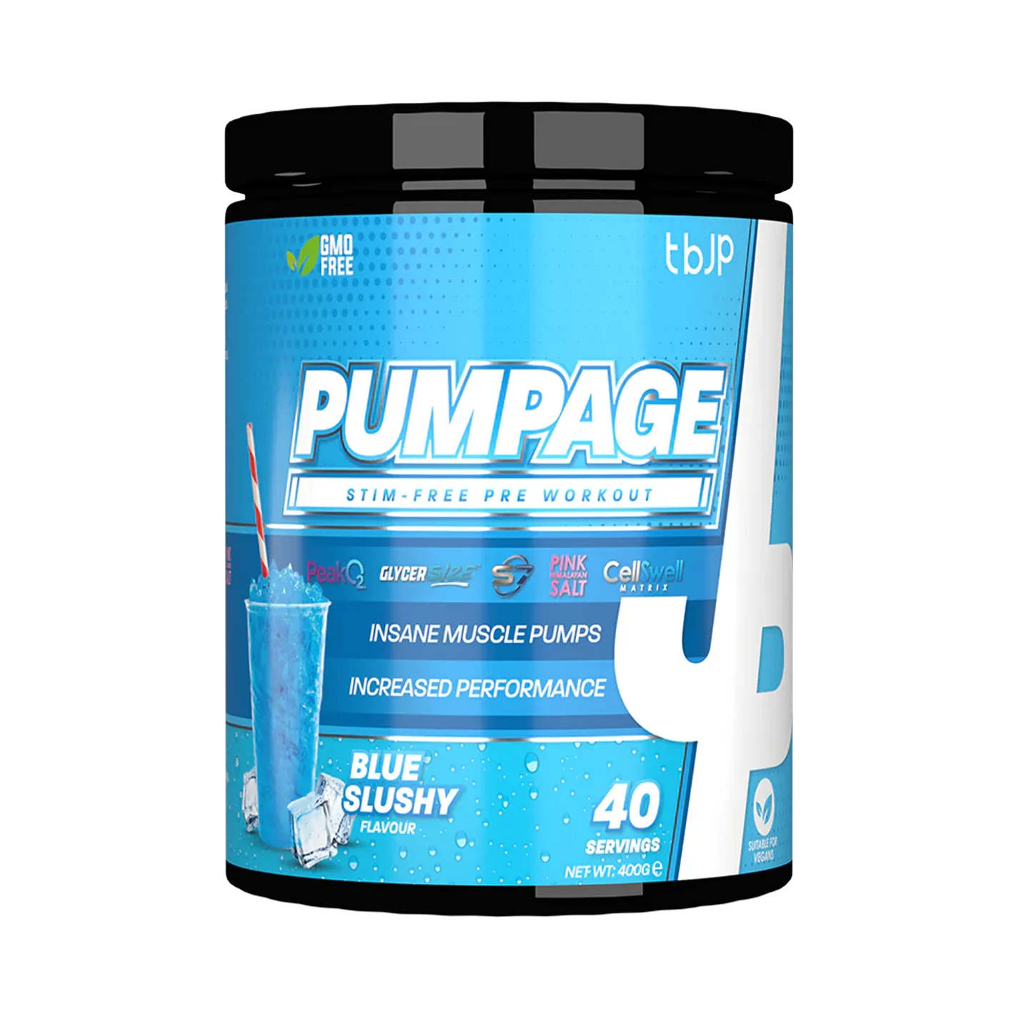 TBJP - Pumpage Stim Free Pre Workout 40 Servings