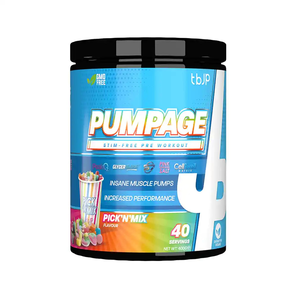 TBJP - Pumpage Stim Free Pre Workout 40 Servings