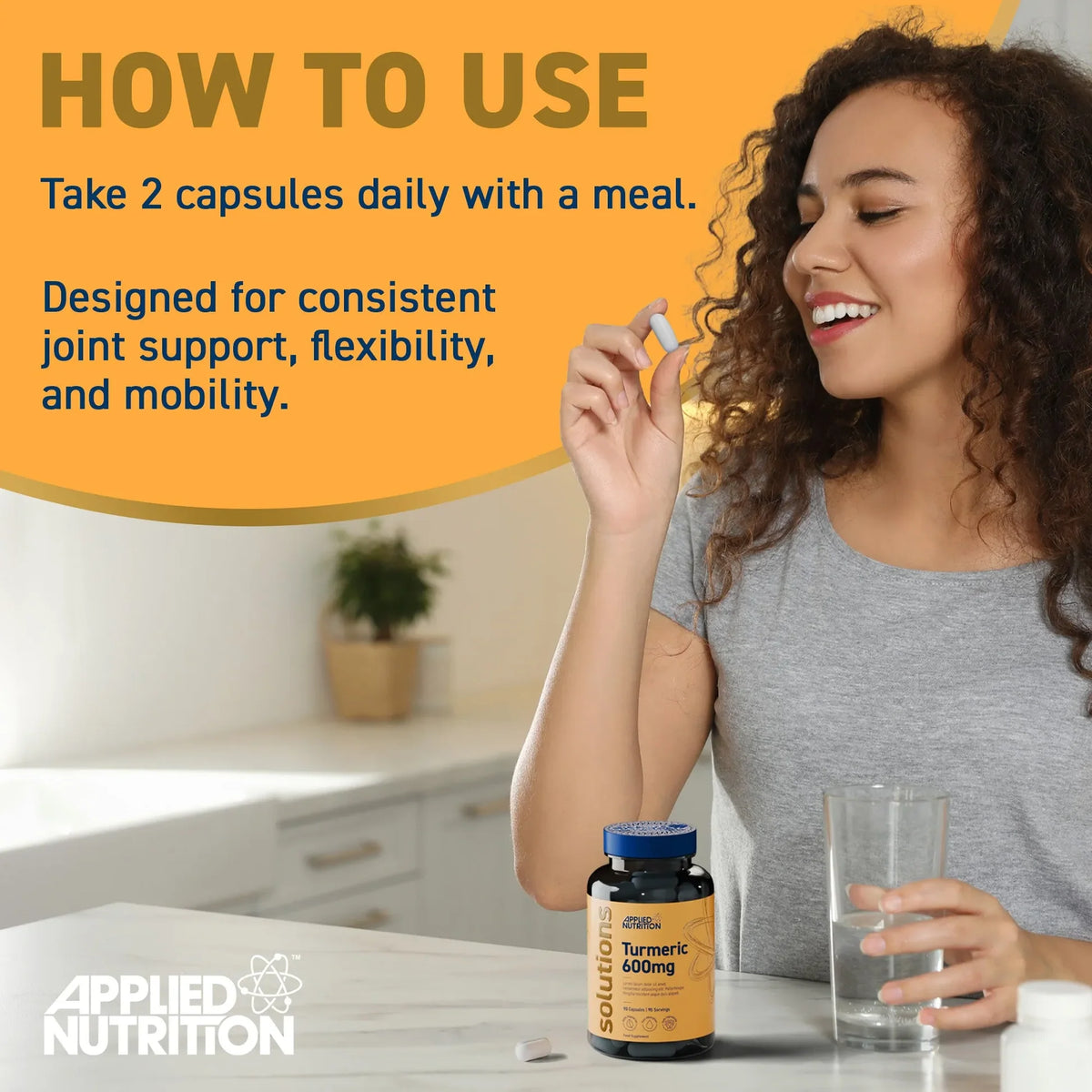 Applied Nutrition Turmeric 800mg 60 Capsules