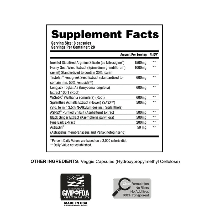 Apollon Nutrition - Casanova Optimal Testosterone Support