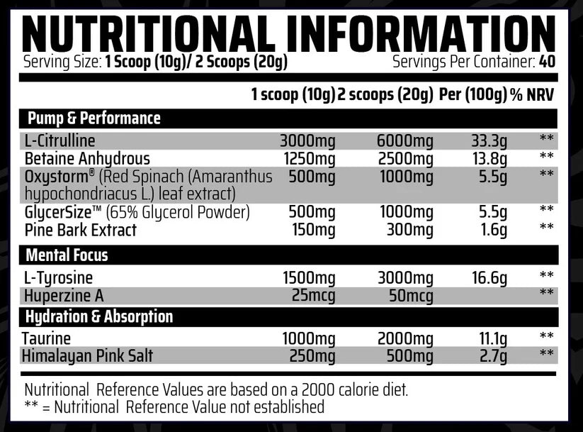 Vida Nutrition - Hydro Pump