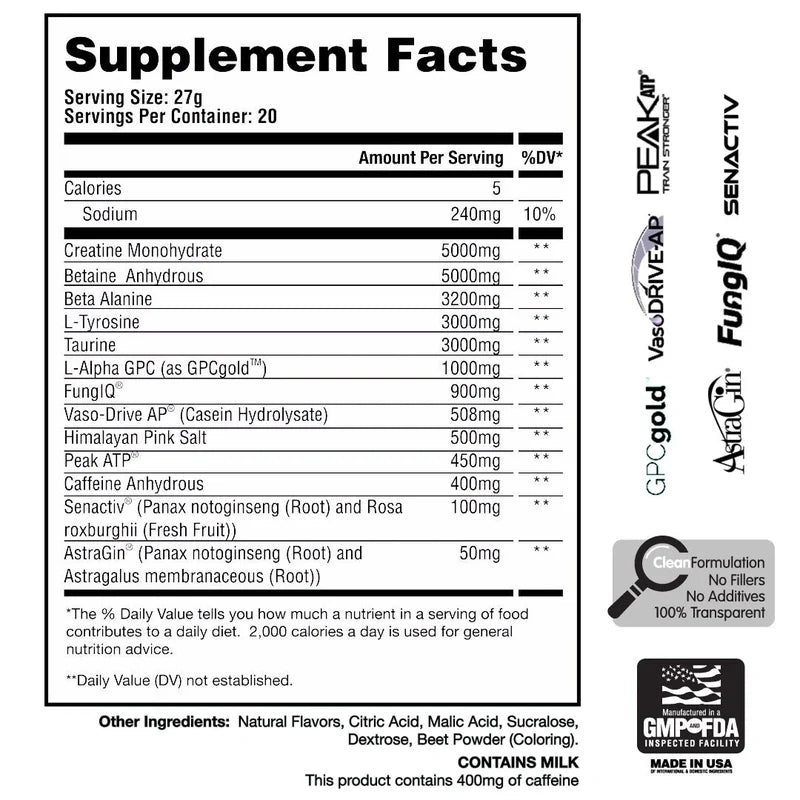 Apollon Nutrition Lionheart Champion’s Edition Pre-Workout - 20 Servings