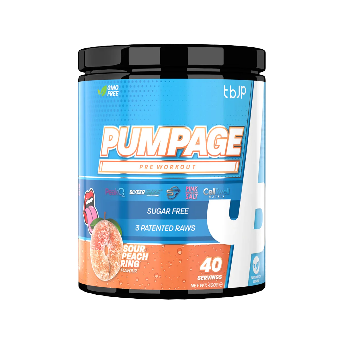 TBJP - Pumpage Stim Free Pre Workout 40 Servings