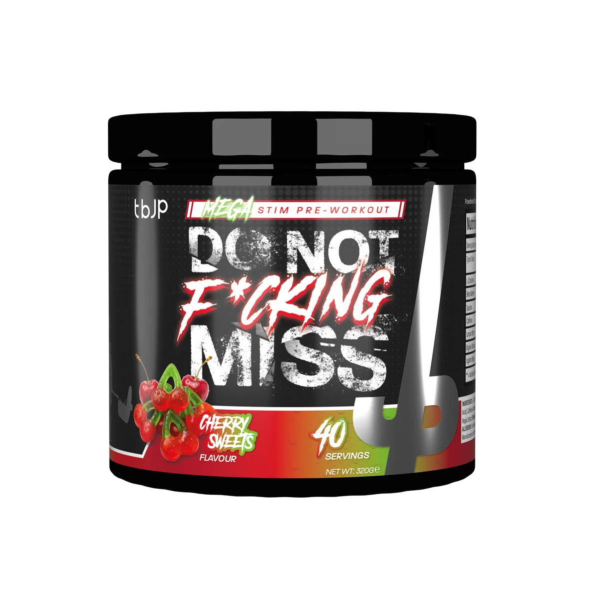 tbJP DNFM High-Stim Pre-Workout – 20/40 Servings